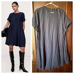 XXL Banana Republic Linen Aurelia Trapeze Mini Dress